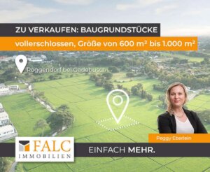 *** Naturnah leben – Traumhafte Baugrundstücke in Roggendorf bei Gadebusch ***